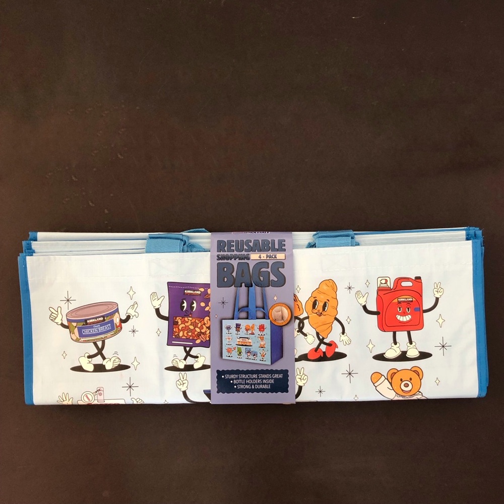 Costco Reusable Shopping Bags 4-Pack